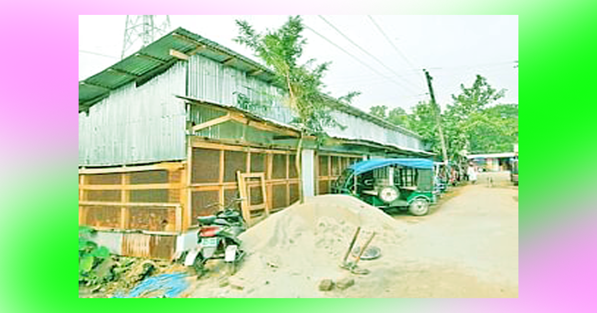 দখল করা জায়গায় এবার পাকা ভবন যুবলীগ নেতার