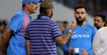 দেশে ফেরার আগে চার-ছক্কার বৃষ্টিতে কোহলি-শাস্ত্রীকে বিদায় জানাল ভারত