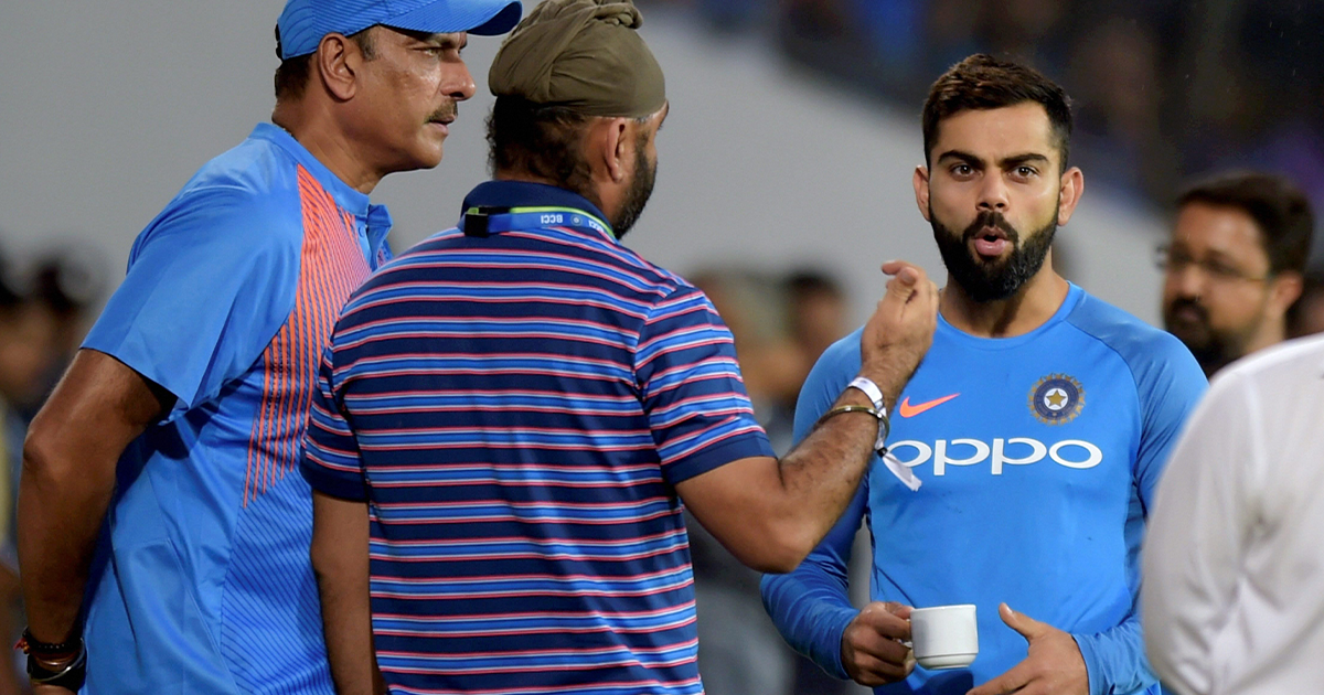 দেশে ফেরার আগে চার-ছক্কার বৃষ্টিতে কোহলি-শাস্ত্রীকে বিদায় জানাল ভারত